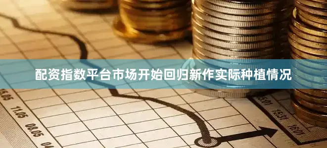 配资指数平台市场开始回归新作实际种植情况