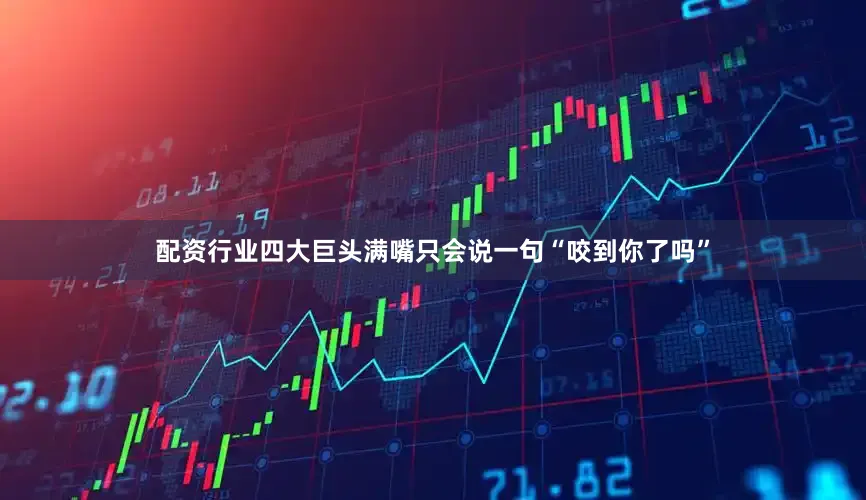 配资行业四大巨头满嘴只会说一句“咬到你了吗”